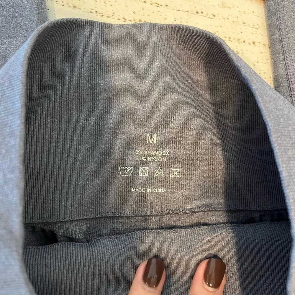 NVGTN Charcoal High-Waisted Leggings - Picture 2 of 2